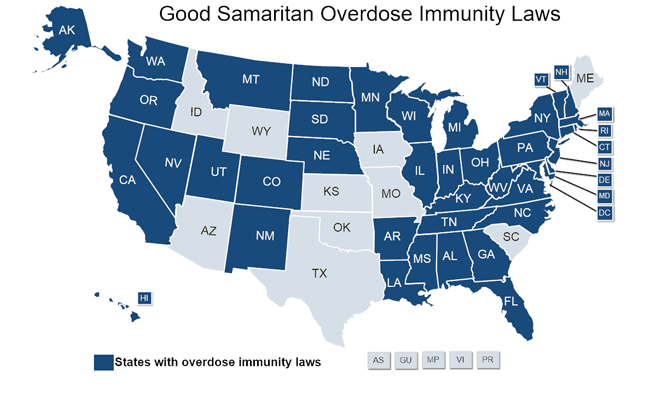 Good Samaritan Overdose Immunity Laws
