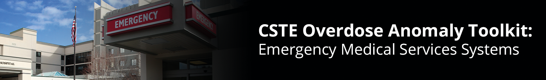 CSTE Overdose Anomaly Toolkit: Emergency Medical Service Systems
